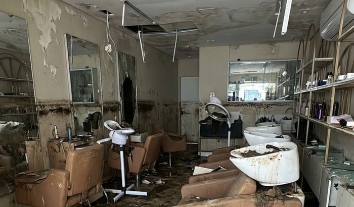 Reconstrução do Salão após enchente em Minas