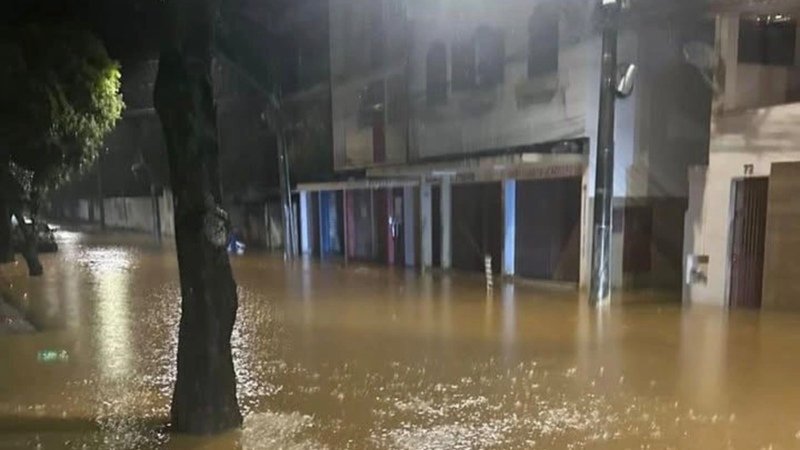 Enchente Cataguases MG