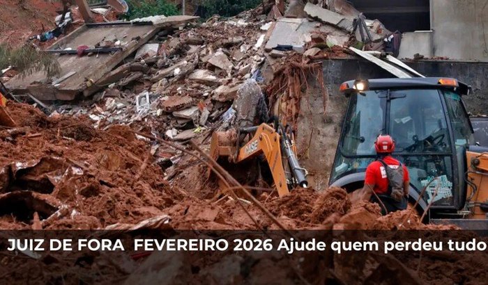 Ajuda às famílias vítimas das chuvas em Juiz de Fora