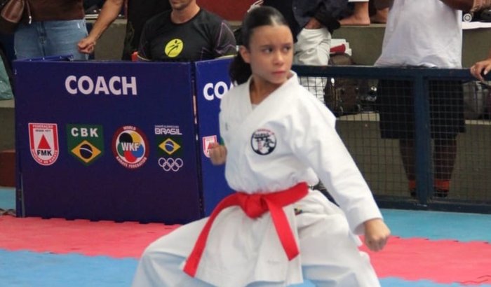 Um sonho internacional de karate.