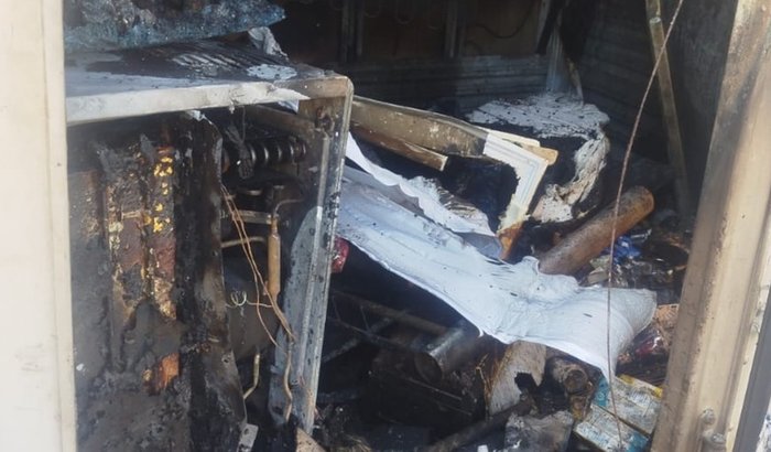 Nosso trailer alugado pegou fogo,perca total