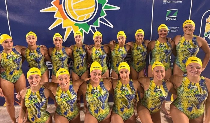 Mundial na Croácia Seleção Brasileira Fem Sub16 Polo Aquático