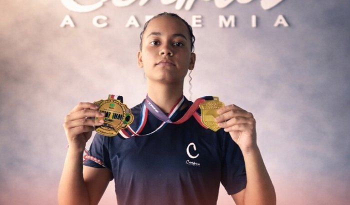 Helena no Mundial de Muay Thai