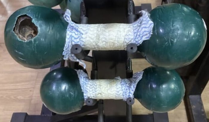 Halteres para a academia do Verano (Rio 2)