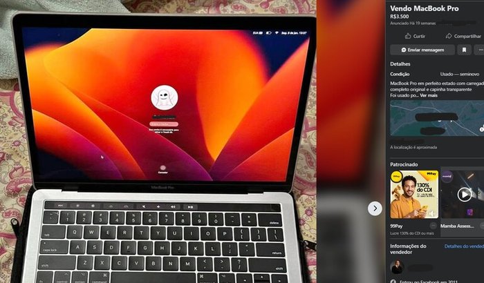 Equipamento Canal - MacBook Usado