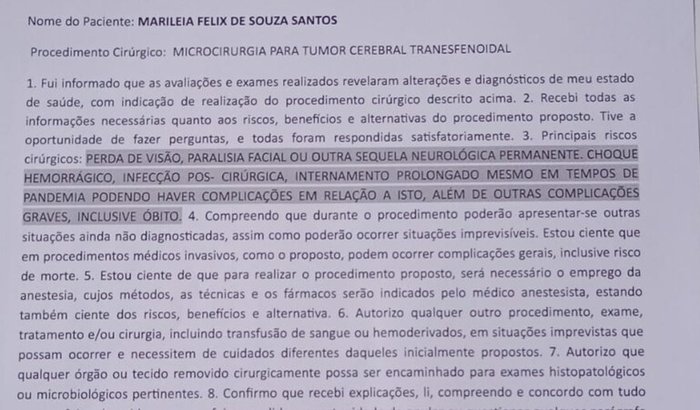 Ajuda pra minha cirurgia