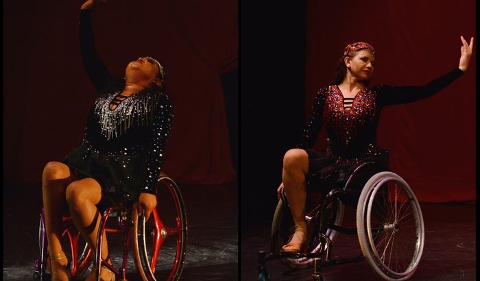 Sapatilha de dança da Thay e da Aliny