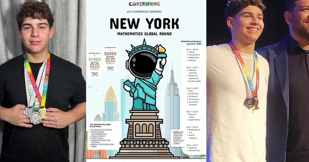 Isaac na Final Mundial de Matemática em NY 2026 | Organizada por ...