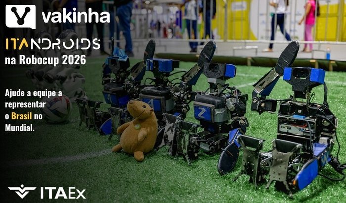 ITAndroids, uma equipe ITAEx, na RoboCup 2026
