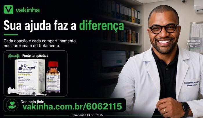 Ajude Lion a iniciar um tratamento urgente contra uma dupla doença neuromuscular rara