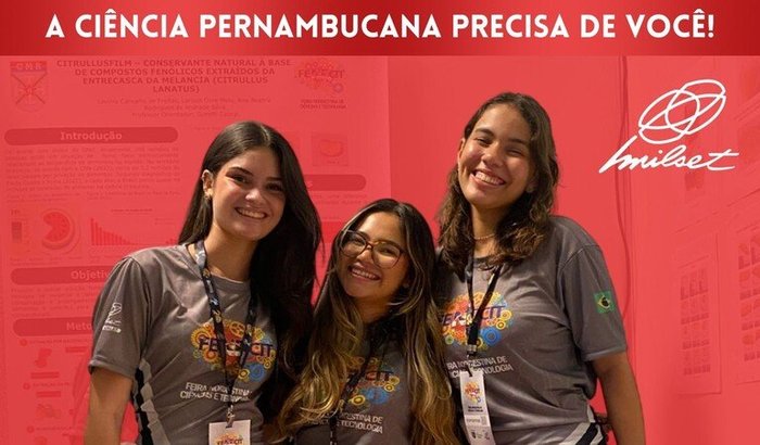 Ajude a levar a Ciência Pernambucana à Itália!
