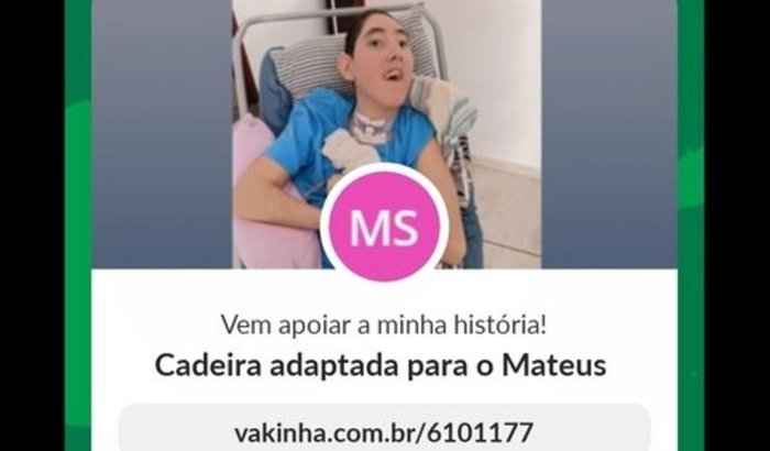Cadeira adaptada para o Mateus
