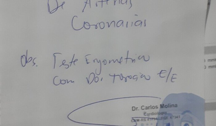 Exame de urgência