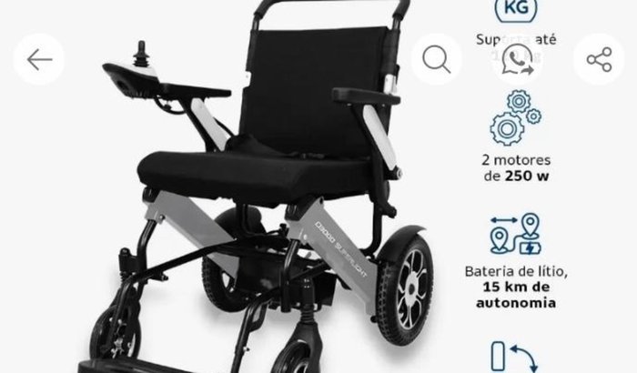 Ajuda para Wellington conseguir uma cadeira de rodas motorizada