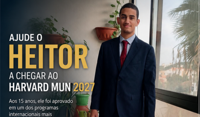 Entre guerra e sonhos: ajude Heitor a chegar ao Harvard MUN