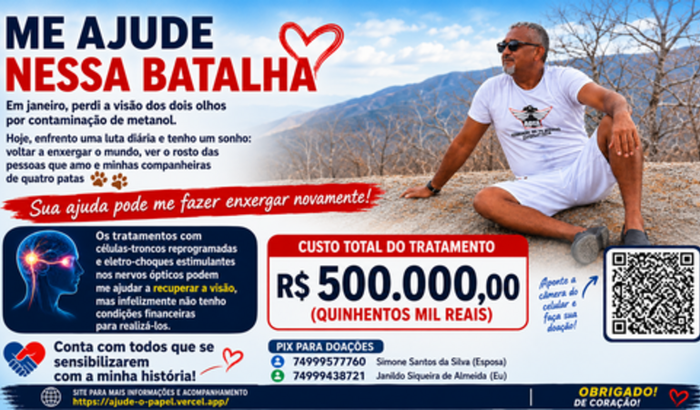 Me ajudem a voltar a enxergar o mundo novamente!