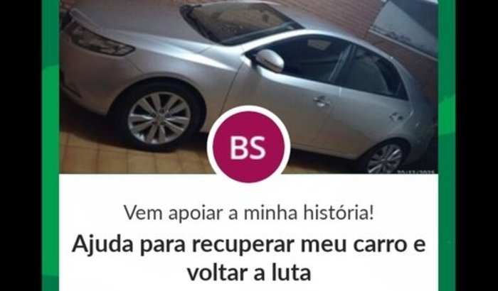 Ajuda para recuperar meu carro e voltar a luta
