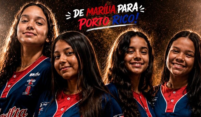 Atletas do Softbol Marília para Porto Rico