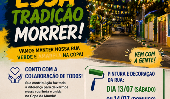 Decoração da Rua para a Copa