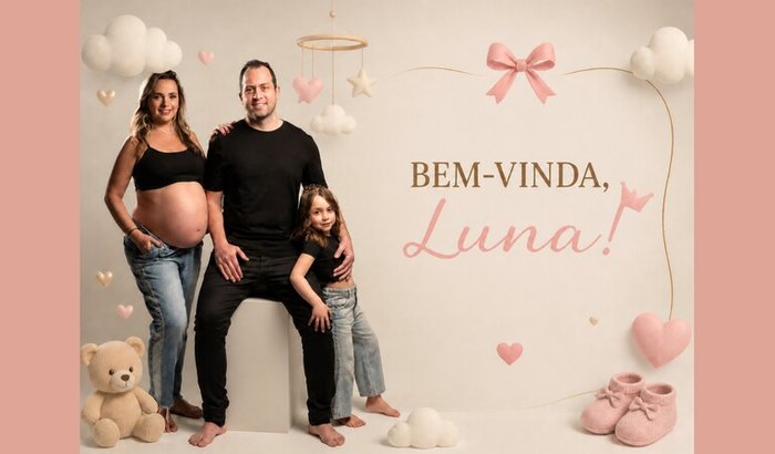 Chá de bebê da Luna