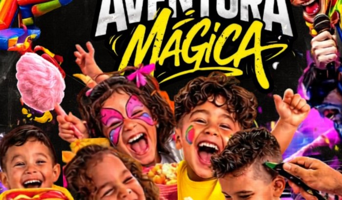 A doação para aventura mágica para as criança