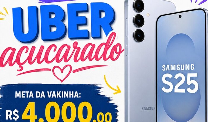 Vaquinha do seu Uber Açucarado (Celular)