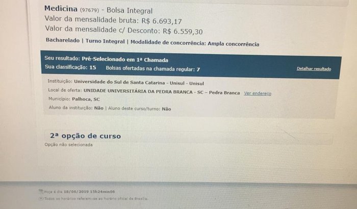 Vestibulando de Medicina precisa de passagem.