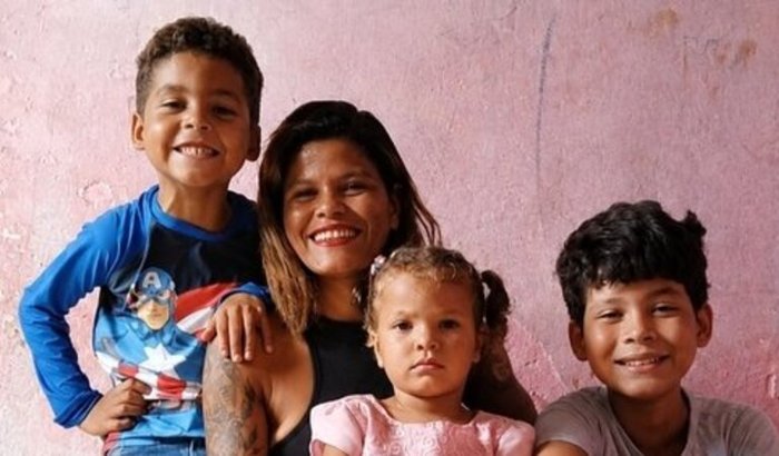 Realizando sonho de Raquel e seus filhos