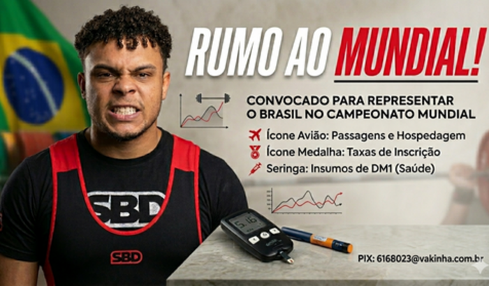 Em busca do mundial de Powerlifting