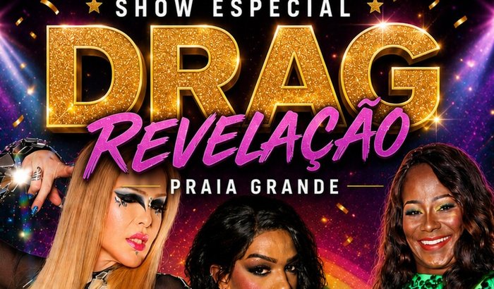 Arte Drag Revelação Praia Grande 2026 6 edição