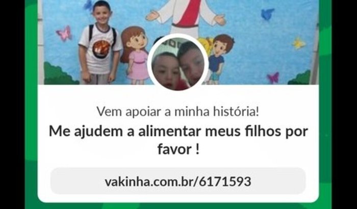 Ajude um pai de família apenas uma vez a alimentar seus filhos !