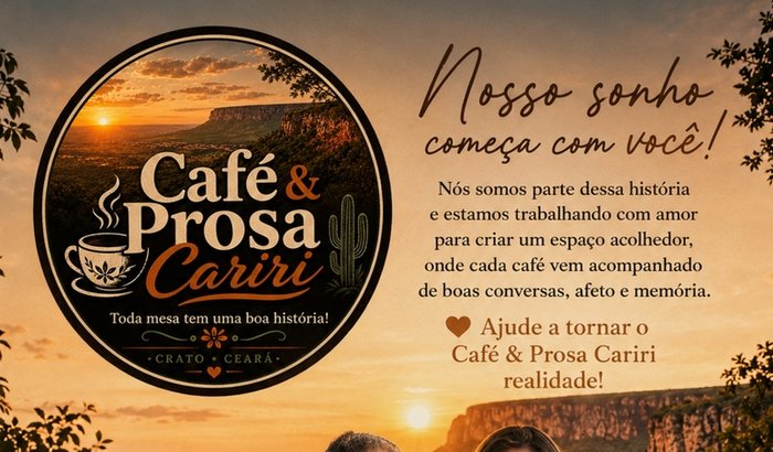 Levantar o café e prosa cariri