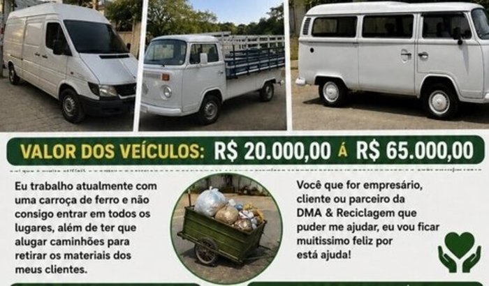 Vakinha para comprar um veículo