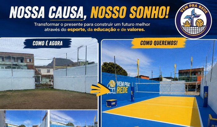 CONSTRUÇÃO DA QUADRA PROJETO VEM PRA REDE