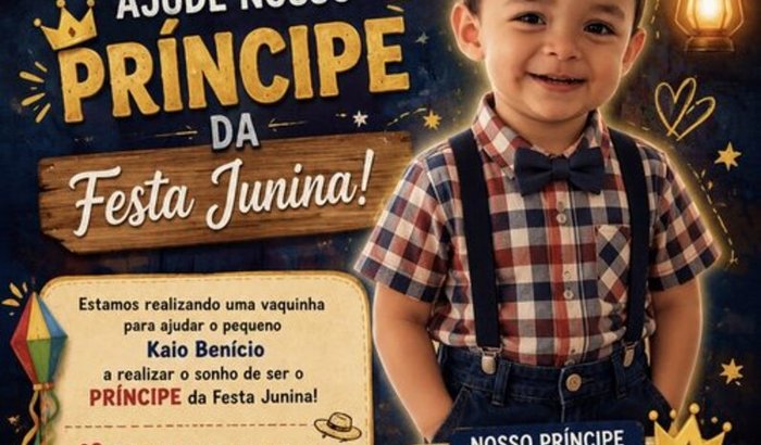 Príncipe da Festa Junina 🤩🌽