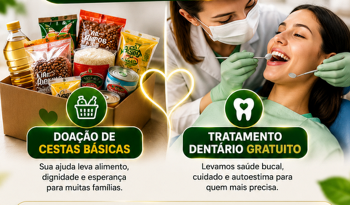 Cesta básica e tratamento odontológico gratuito no DF