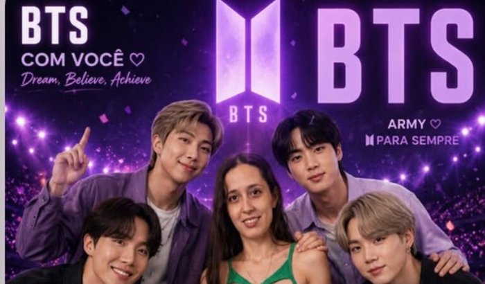 Camilinha no BTS