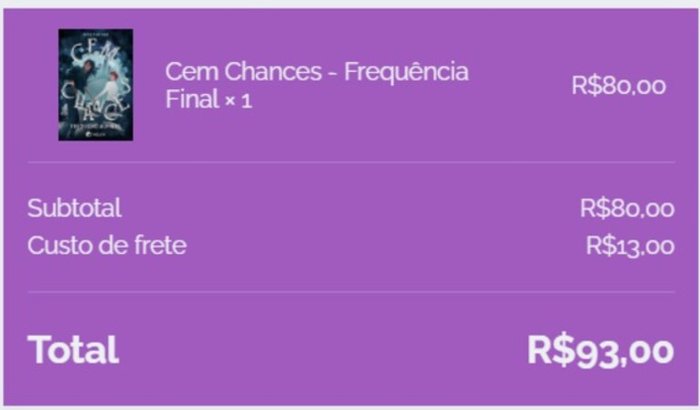 Gente, me ajudem a comprar a 3° edição do meu livro fav