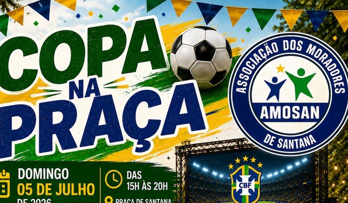 Evento comunitário AMOSAN - Copa na Praça