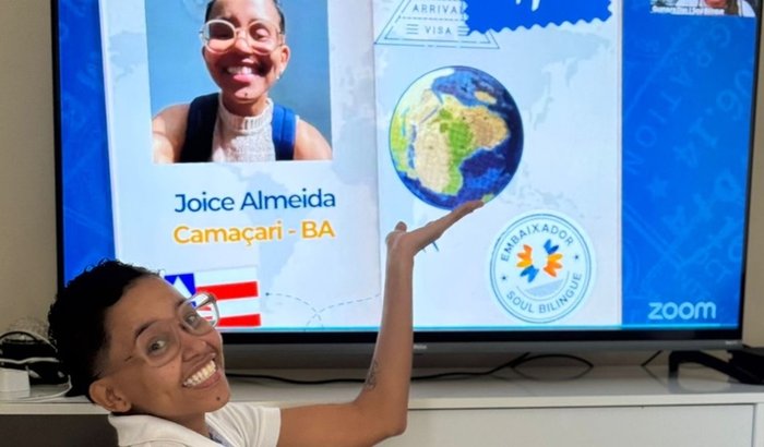 Ajude a Joice a realizar a viagem do intercâmbio conquistado