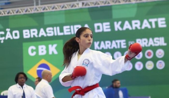 Campeonato mundial de karatê da Maria