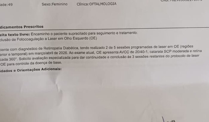 Ajuda realizar cirurgia de catarata