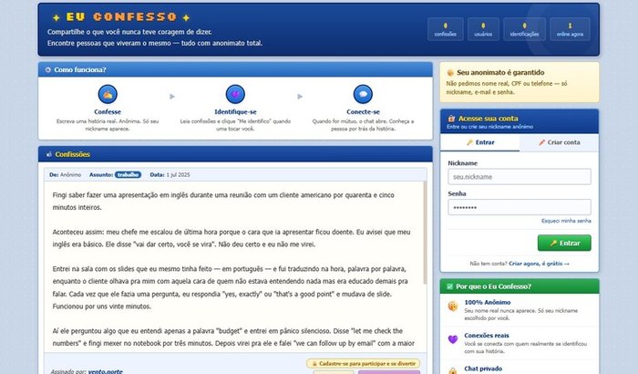 Eu confesso