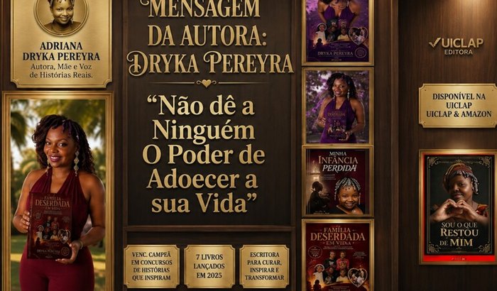 Autora Dryka Mãe dos Cinco Filhos Abençoados por Deus.