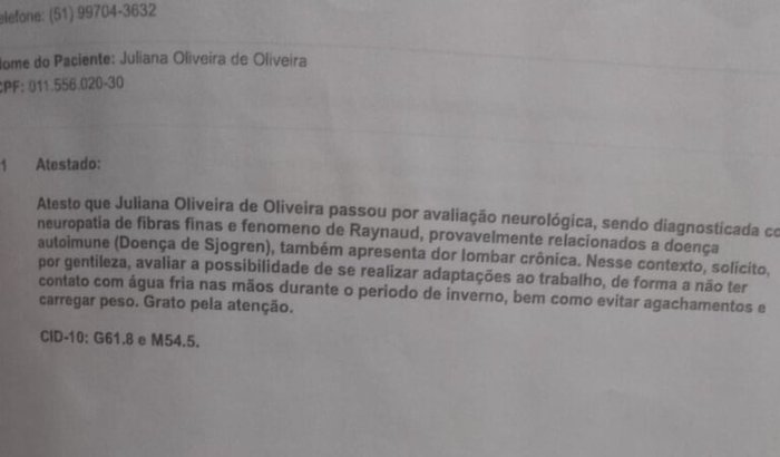 Ajude a Juliana no tratamento de Saúde!