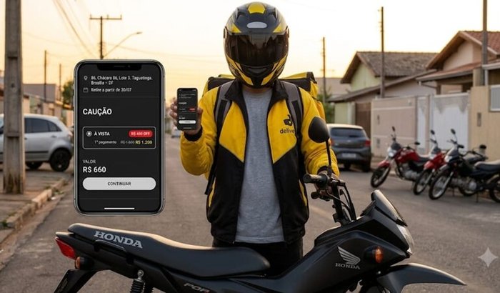 Ajuda para começar a trabalhar: Calção da Moto (Mottu)