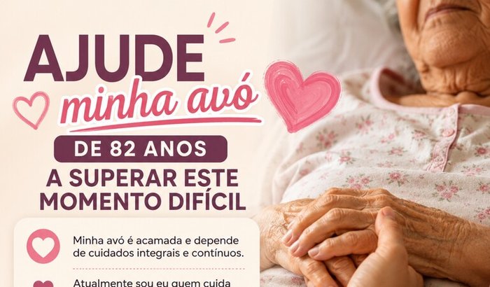 Solidariedade para minha avó de 82 anos