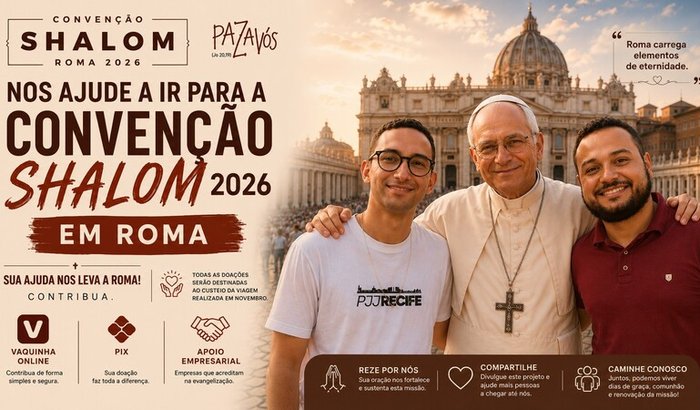 Sua ajuda nos leva a Roma!