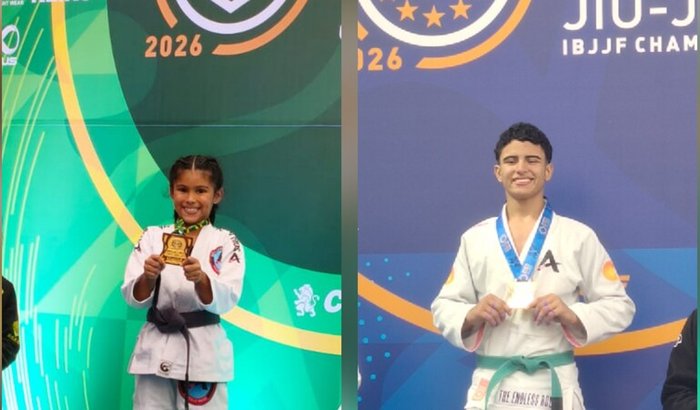 Diego e Isabella no Pan kids 2026