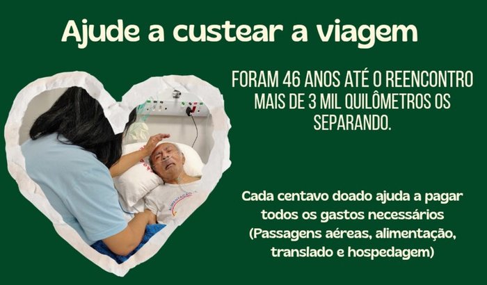 Ajuda para ver meu pai uma última vez